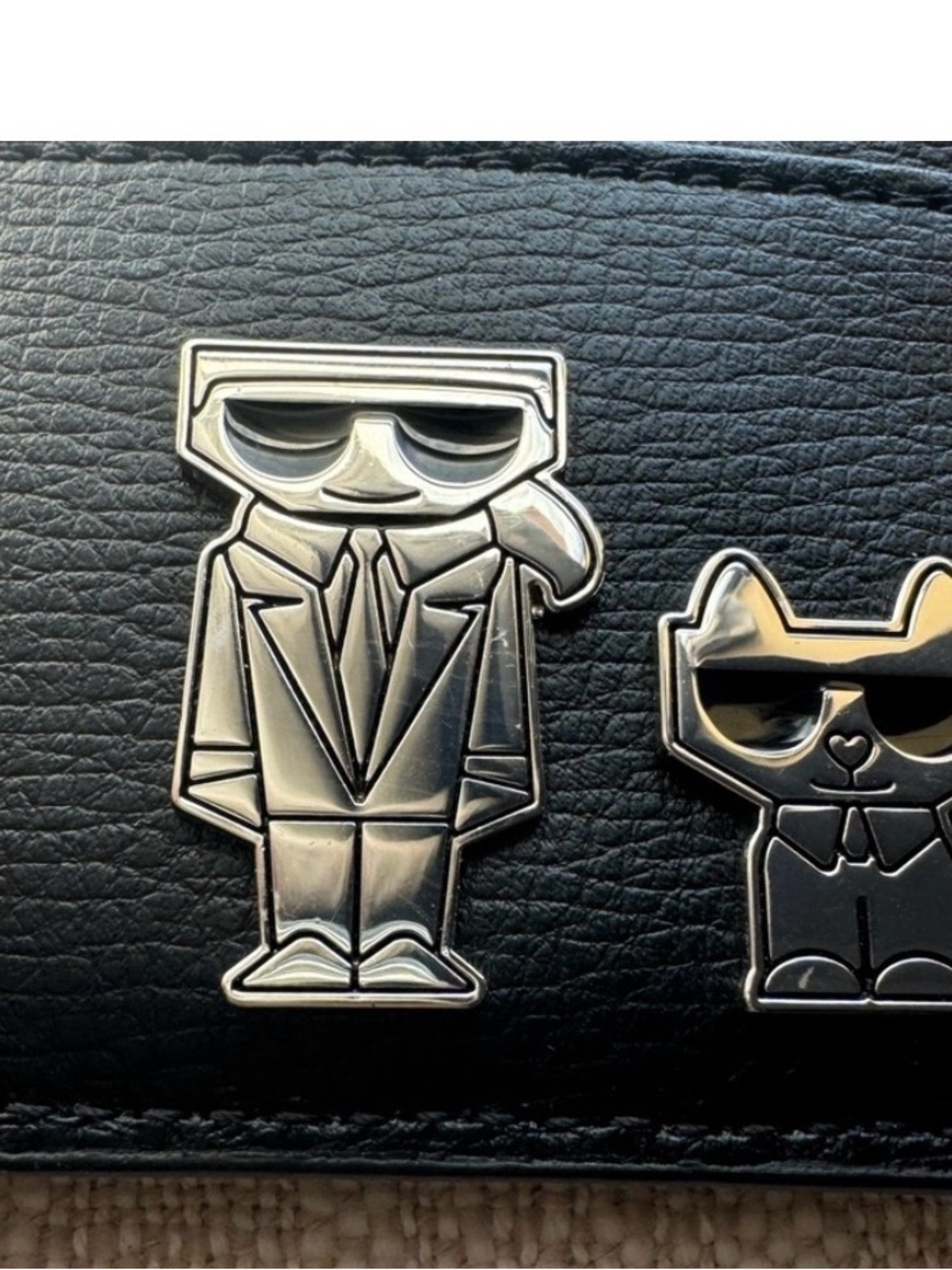 Karl Lagerfeld Silver Karl Icon Enamel Pin Set - Men Accessories